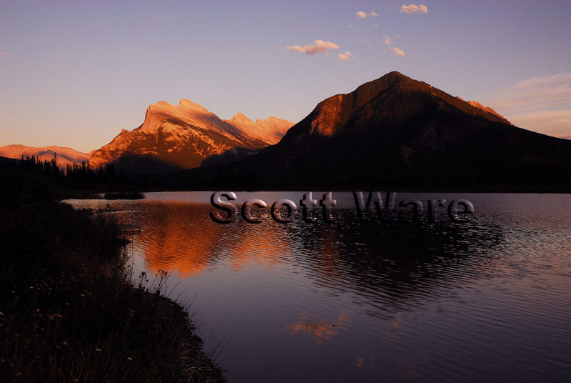 Mt Rundle, Vermillion Lakes