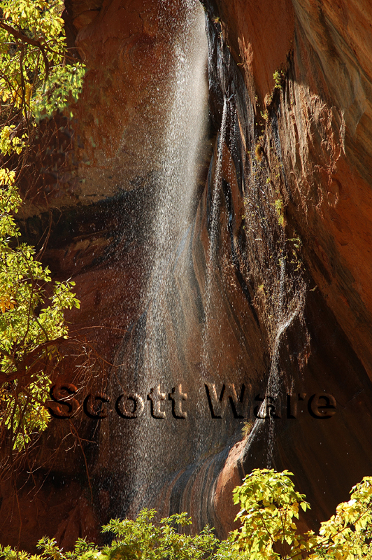 Emerald Pools Waterfall